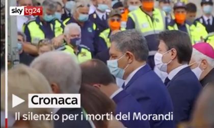 Ponte Genova, un minuto di silenzio per le vittime alle 11.36