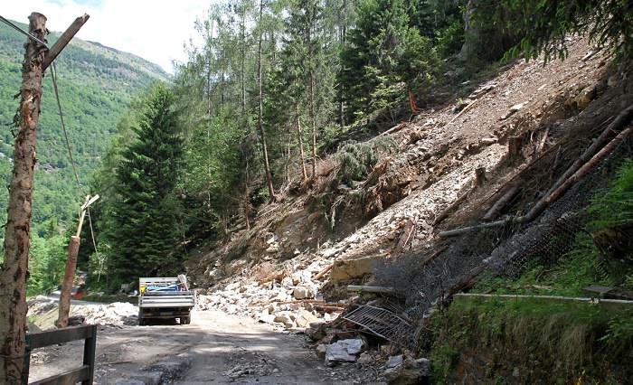 Pronta a riaprire la strada per Sant’Antonio