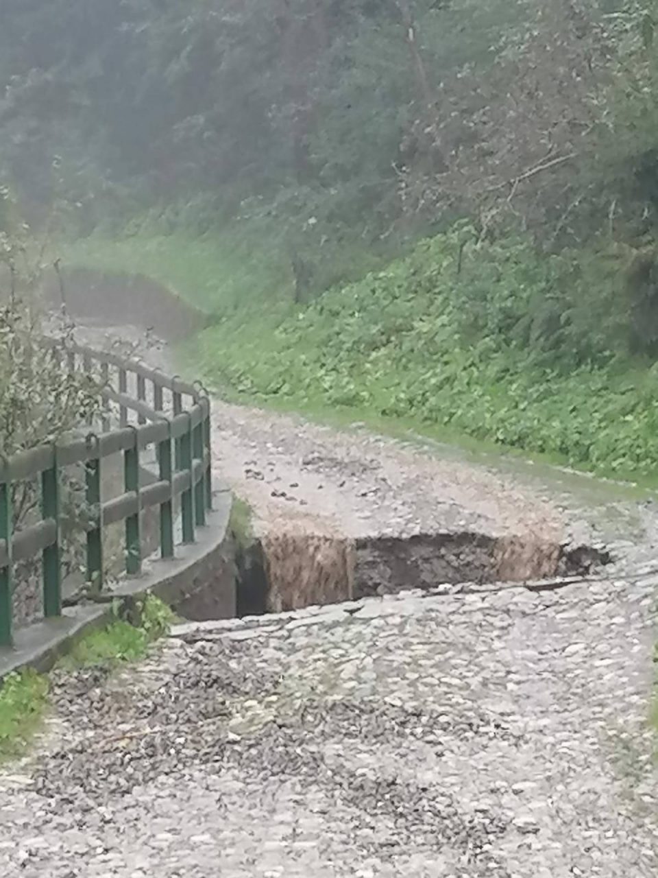 A Corteno Golgi chiusa la strada per Sant’Antonio