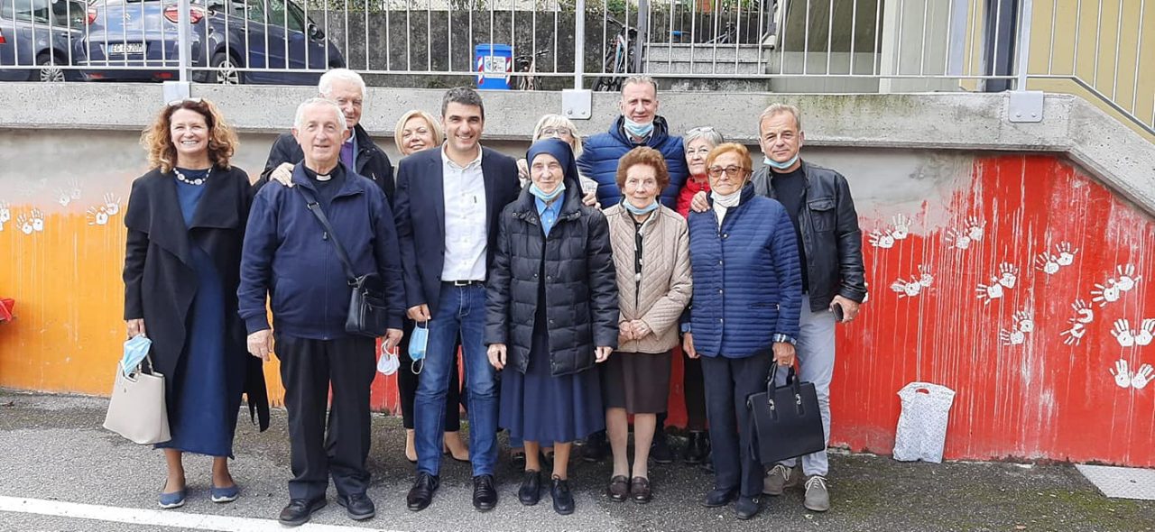 Il saluto a suor Tullia