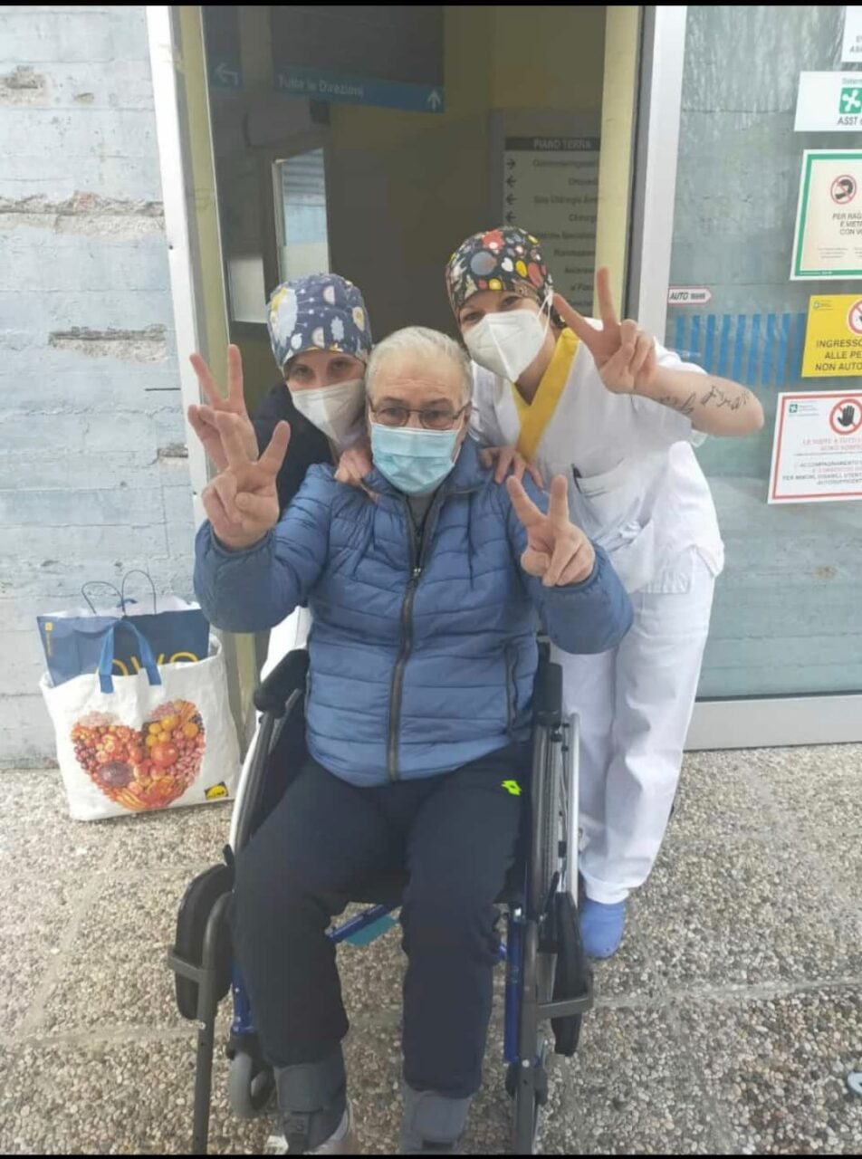Mario e il ritorno a casa dopo cinque mesi di ricovero per Covid