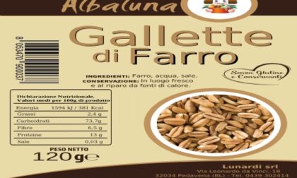 Allergene non dichiarato, gallette di farro richiamate: dentro c'era il glutine