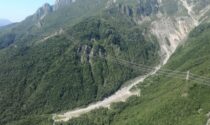 Concarena, la minaccia della montagna che precipita a valle