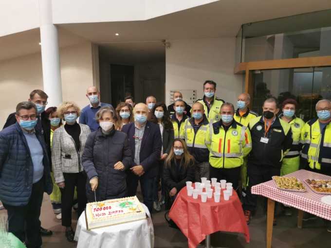 La dose di vaccino n° 100.000 al Centro Vaccinale di Darfo