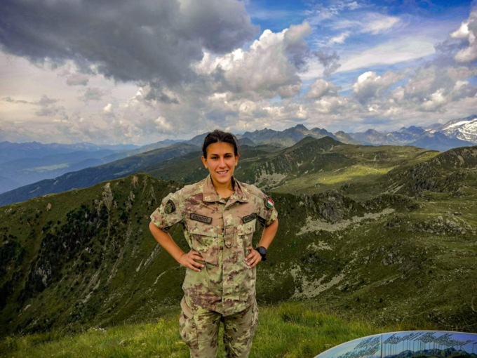 Anita Martinelli, da Alpino a Carabiniere