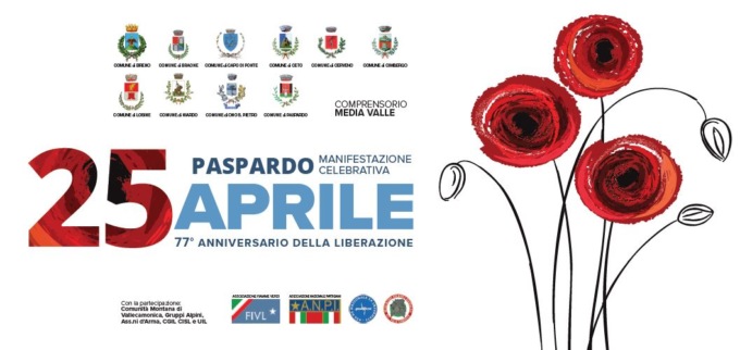 La Media Valcamonica celebra il 25 aprile a Paspardo: ecco il programma