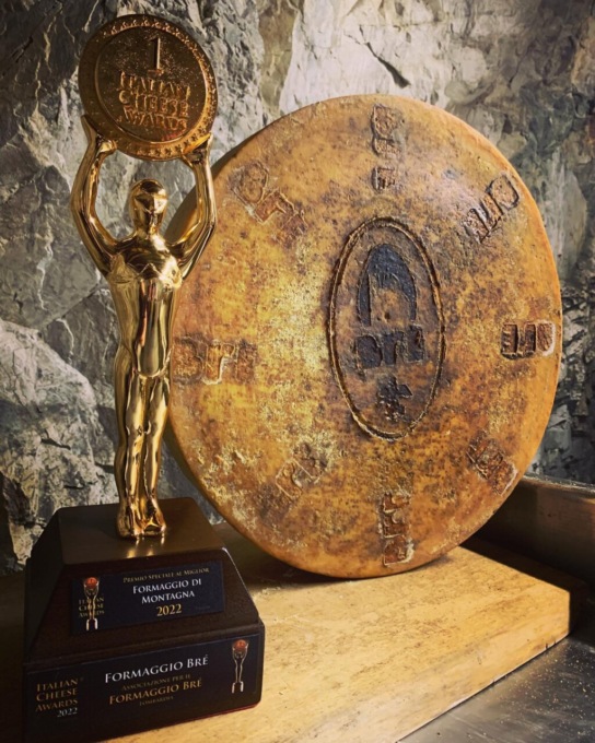 Il Brè è il miglior formaggio di montagna d’Italia