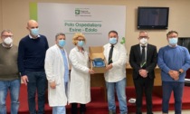 Il Rugby Valle Camonica consegna tre defibrillatori all'Ospedale di Esine