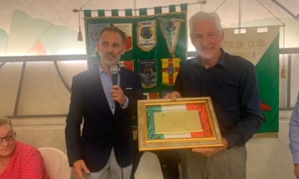 Francesco Moser protagonista della Conviviale del Panathlon Club di Vallecamonica