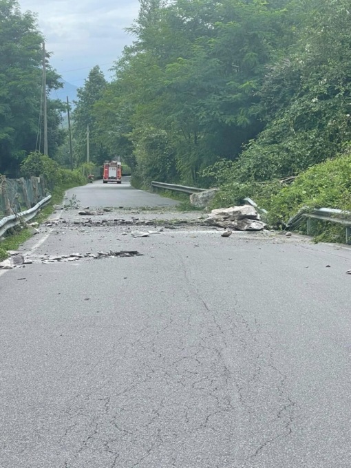 Strada chiusa tra Montecchio ed Esine: un sistema di allarme avviserà in caso di frana