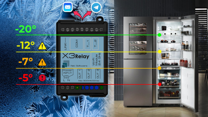 AzFire e X3 RELAY, un dispositivo innovativo per il controllo e il monitoraggio della temperatura di frigoriferi e freezer