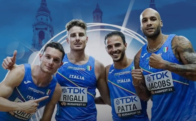 Mondiali di atletica, Roberto Rigali d’argento nella 4×100