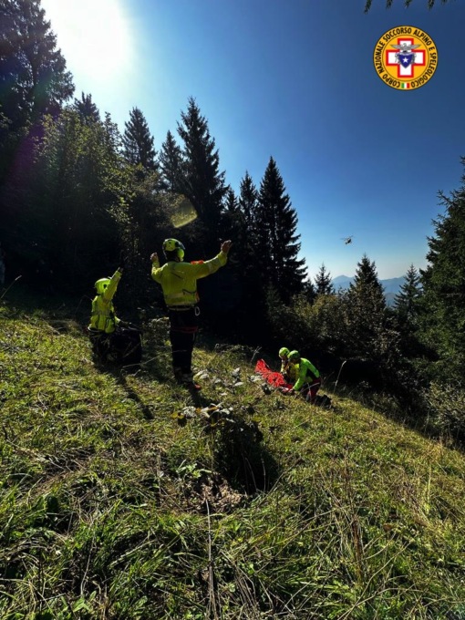 Due cadute in montagna, l’intervento del soccorso alpino