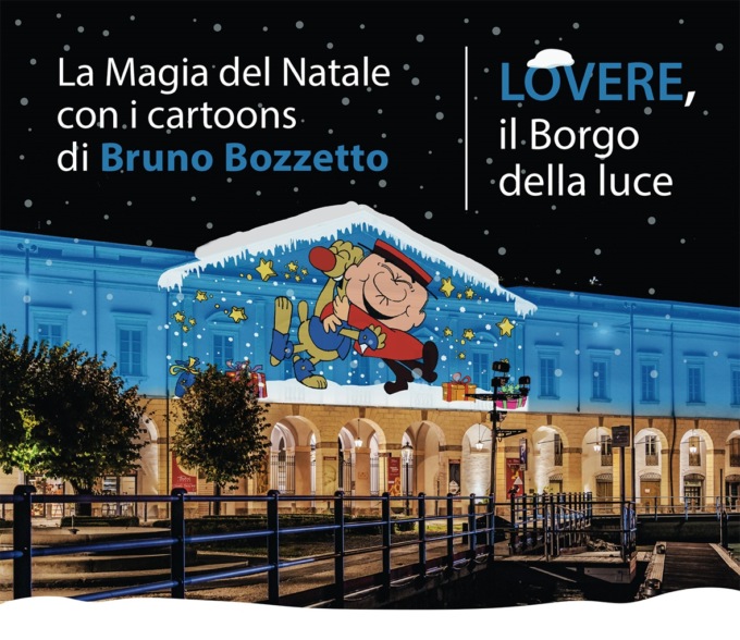 Il Borgo della Luce si accende il 25 novembre con i cartoons di Bruno Bozzetto