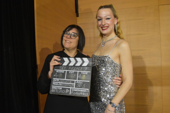 Simona e il cortometraggio ‘Sei felice?’