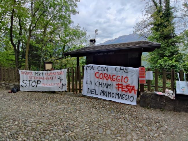 La protesta dei lavoratori nei Parchi e Musei Nazionali della ValcamonicaLa protesta dei lavoratori nei Parchi e Musei Nazionali della Valcamonica