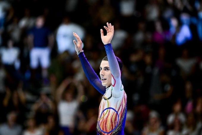 Alessandro, campione mondiale di pattinaggio artistico a rotelle