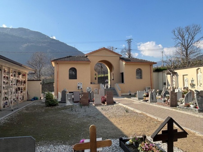Finiti i lavori di recupero conservativo al cimitero di Rino