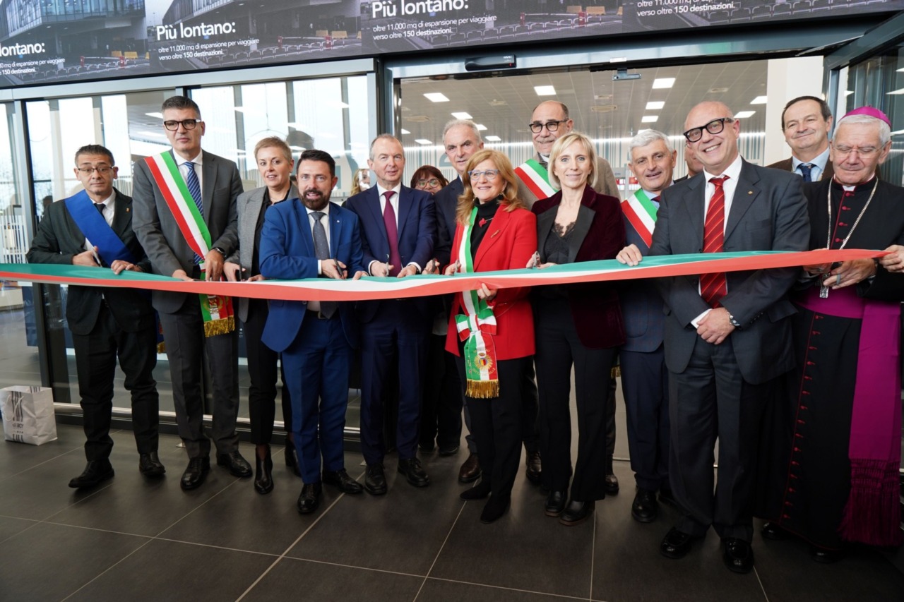 Inaugurato il nuovo terminal partenze all’aeroporto di Orio al Serio