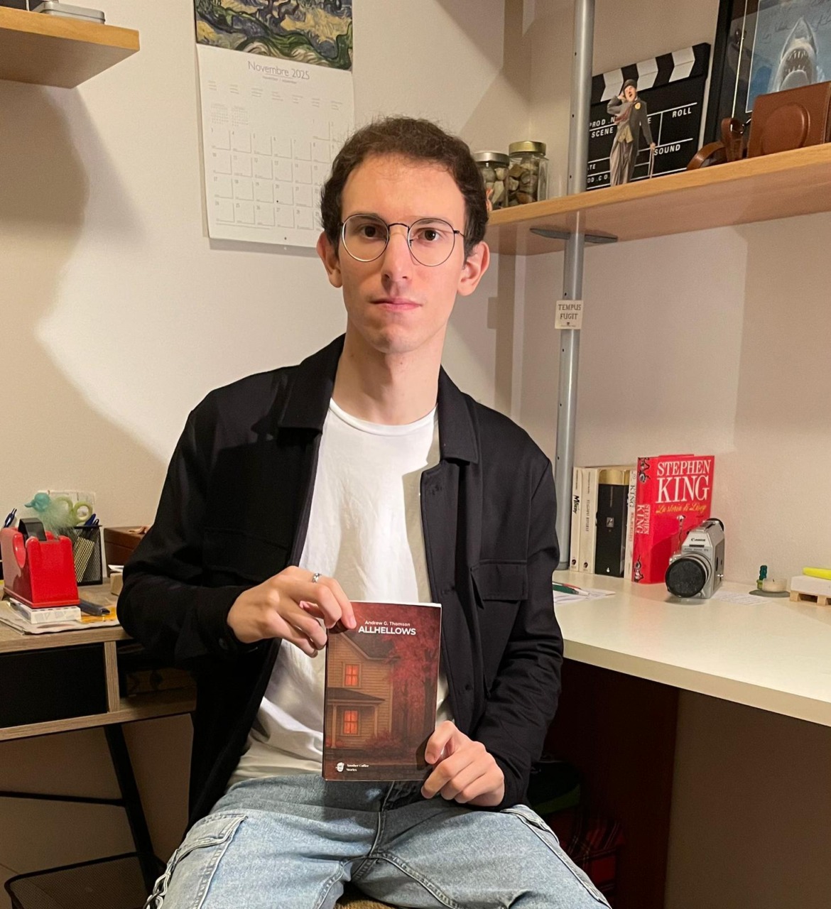Andrea, studente universitario, e il suo primo libro… horror